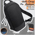 Bolso bandolera JETech para Nintendo Switch 2/Switch OLED/Consola Switch, Negro