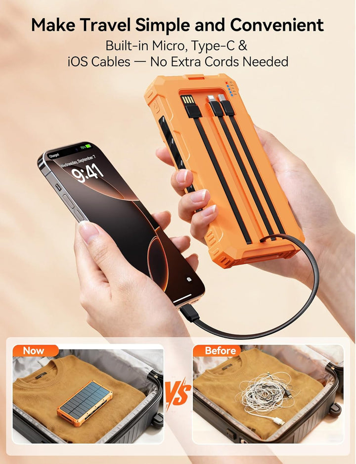 Cargador solar-banco de energía \u2013 Cargador de batería solar de...