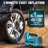 Inflador de Neumáticos Inalámbrico Compresor de Aire Compatible con...