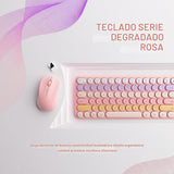 Combo de teclado y mouse inalámbricos, tamaño completo de 110 tecla...
