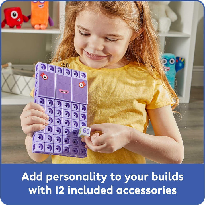 hand2mind Numberblocks Heroes con Ceros, juego de cubos MathLink, a...