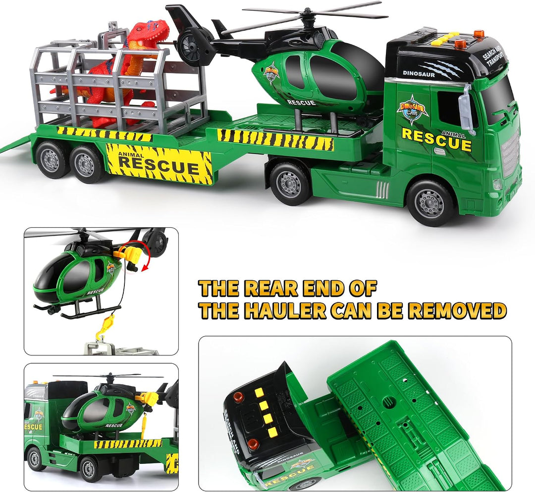 Dwi Dowellin Camión Transportador Juguetes para Niños, Camión Semi...