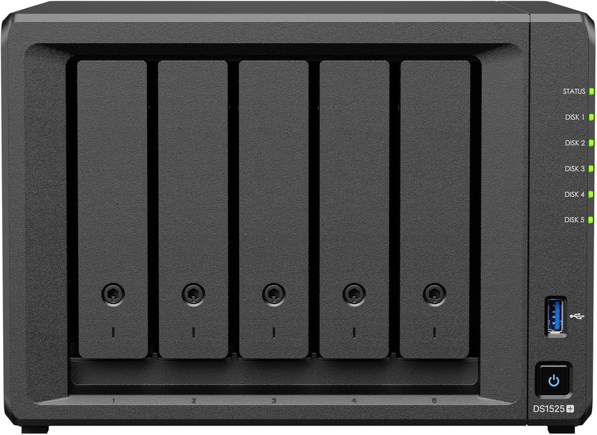 Synology DiskStation DS1525+ de 5 bahías (sin disco)