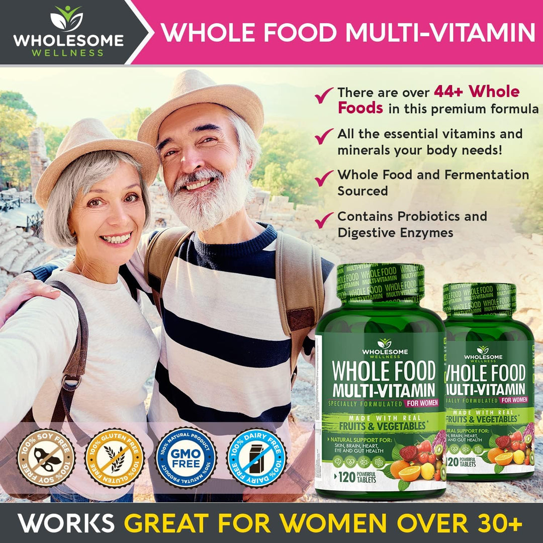 Whole Food Multivitamínico para mujeres \u2013 Multi Vitaminas, Min...