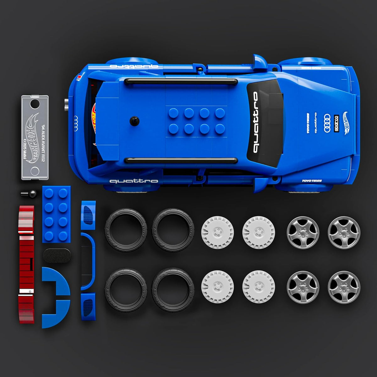 Mattel Brick Shop Hot Wheels Audi Avant RS2 Kit de