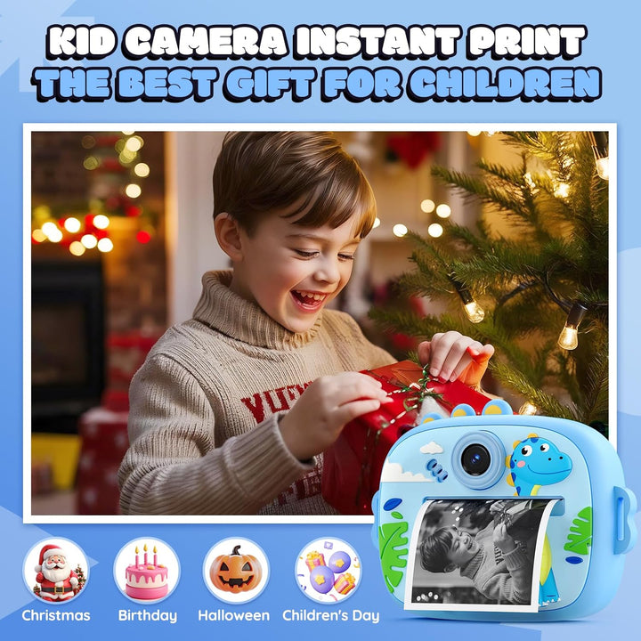 YOZISS Cámara de impresión instantánea para niños, cámara digital p...