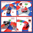 Juguetes de Camiones Monstruo Héroe Araña para Niños y Niñas de 3, 4, 5, 6, 7, 8, 9 Años: Set de Pista de Carreras con 2 Coches Araña Eléctricos, Juguetes para Niños, Regalo para Niños y Niñas de 3-9