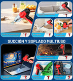 Aspiradora portátil inalámbrica para automóvil, 4 en 1, mini aspiradora de alta potencia, 12000 Pa potente succión, plumero de aire, filtro doble, ajustable, pequeño aspirador portátil inalámbrico para automóvil, hogar, mascota, oficina