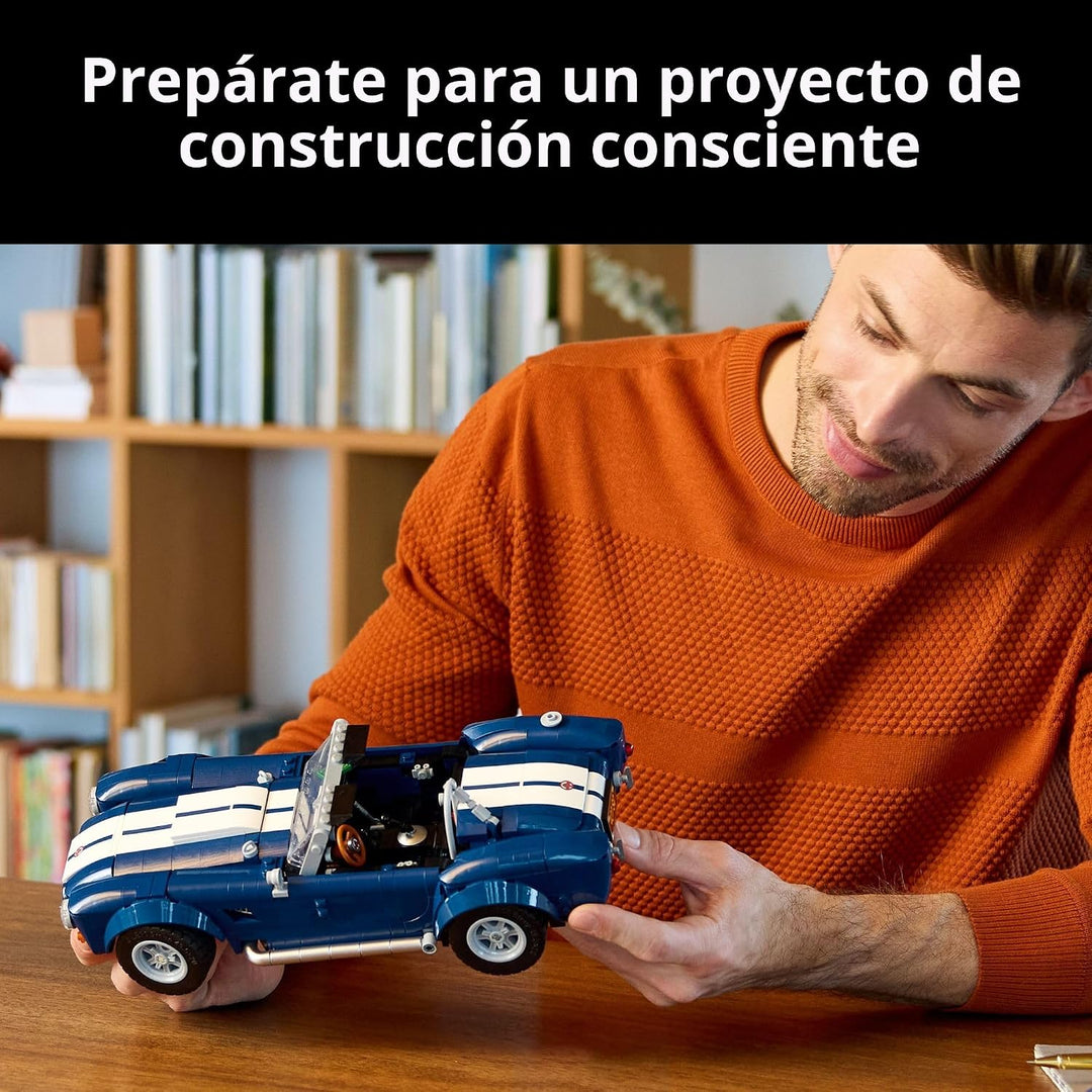 LEGO Icons Shelby Cobra 427 S\/C - Juego de construcción de automóv...