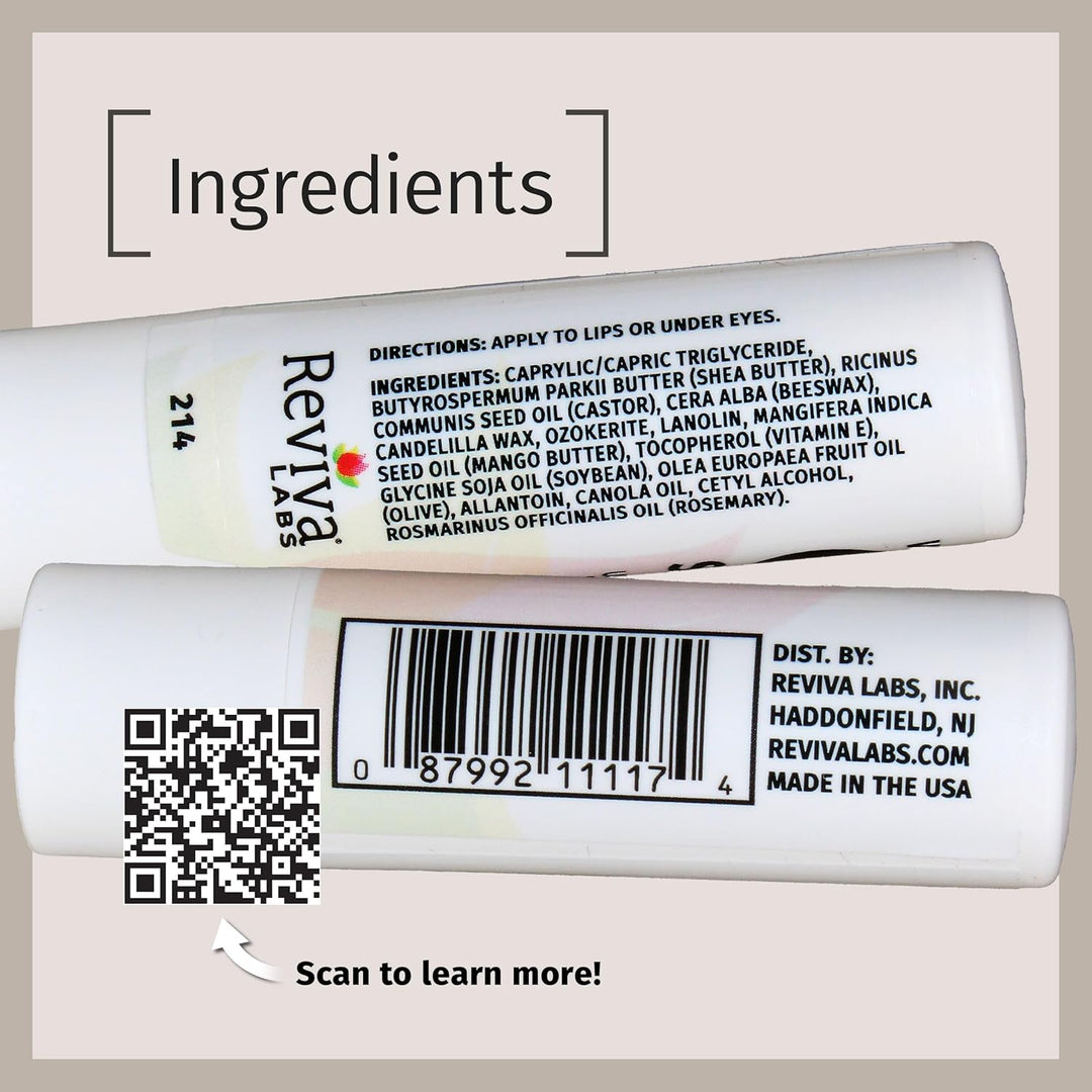 Reviva Labs Vitamina E Stick \u2013 Bálsamo labial hidratante para...