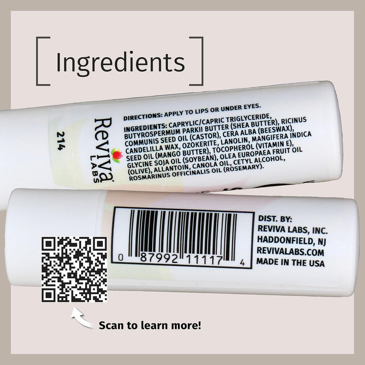 Reviva Labs Vitamina E Stick \u2013 Bálsamo labial hidratante para...