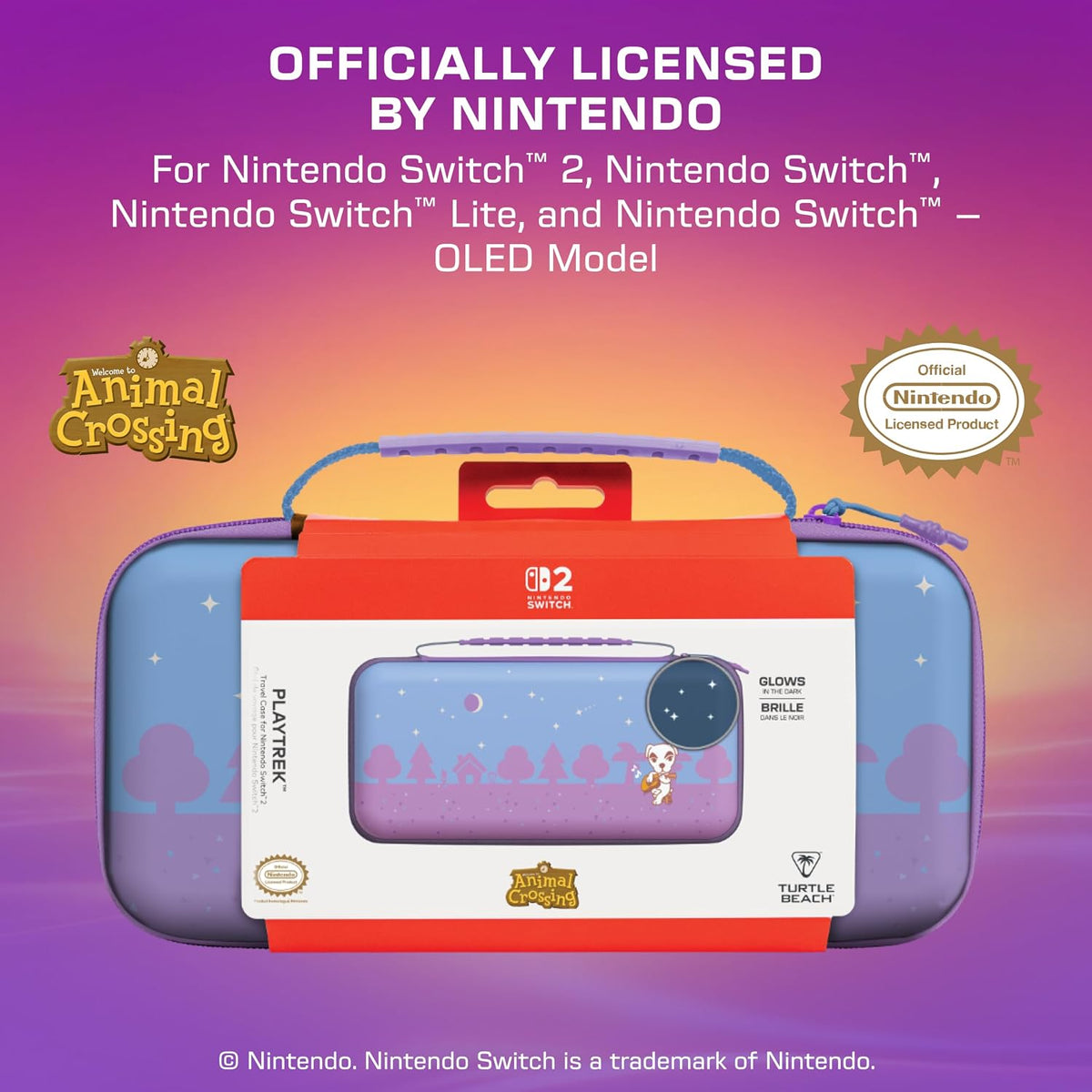 Turtle Beach PlayTrek Funda rígida Animal Crossing Nintendo Switch 2