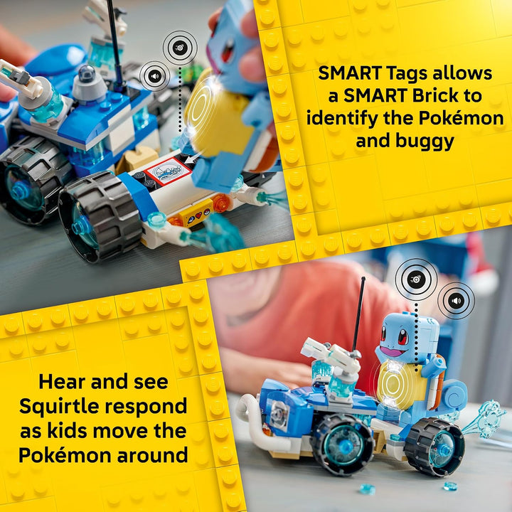 LEGO Pokémon SMART Play: Aventura en buggy del entrenador con Squir...