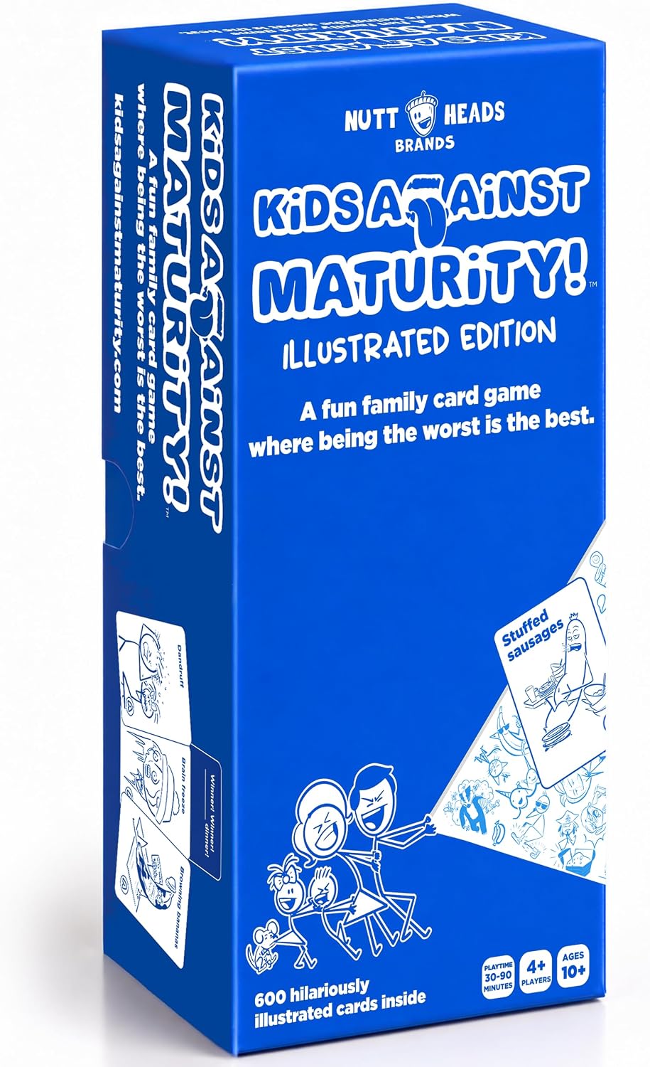 Juego de cartas para niños contra la madurez, divertidos juegos familiares