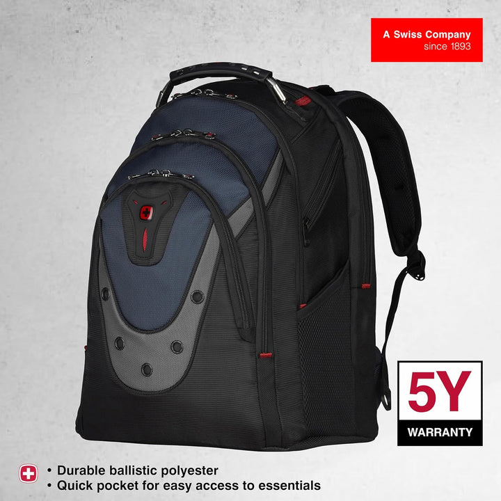 Equipaje Wenger Maxxum, Azul\/Negro, 17 pulg.