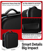 ivoler - Funda compacta para Nintendo interruptor 2, todo en uno, color negro