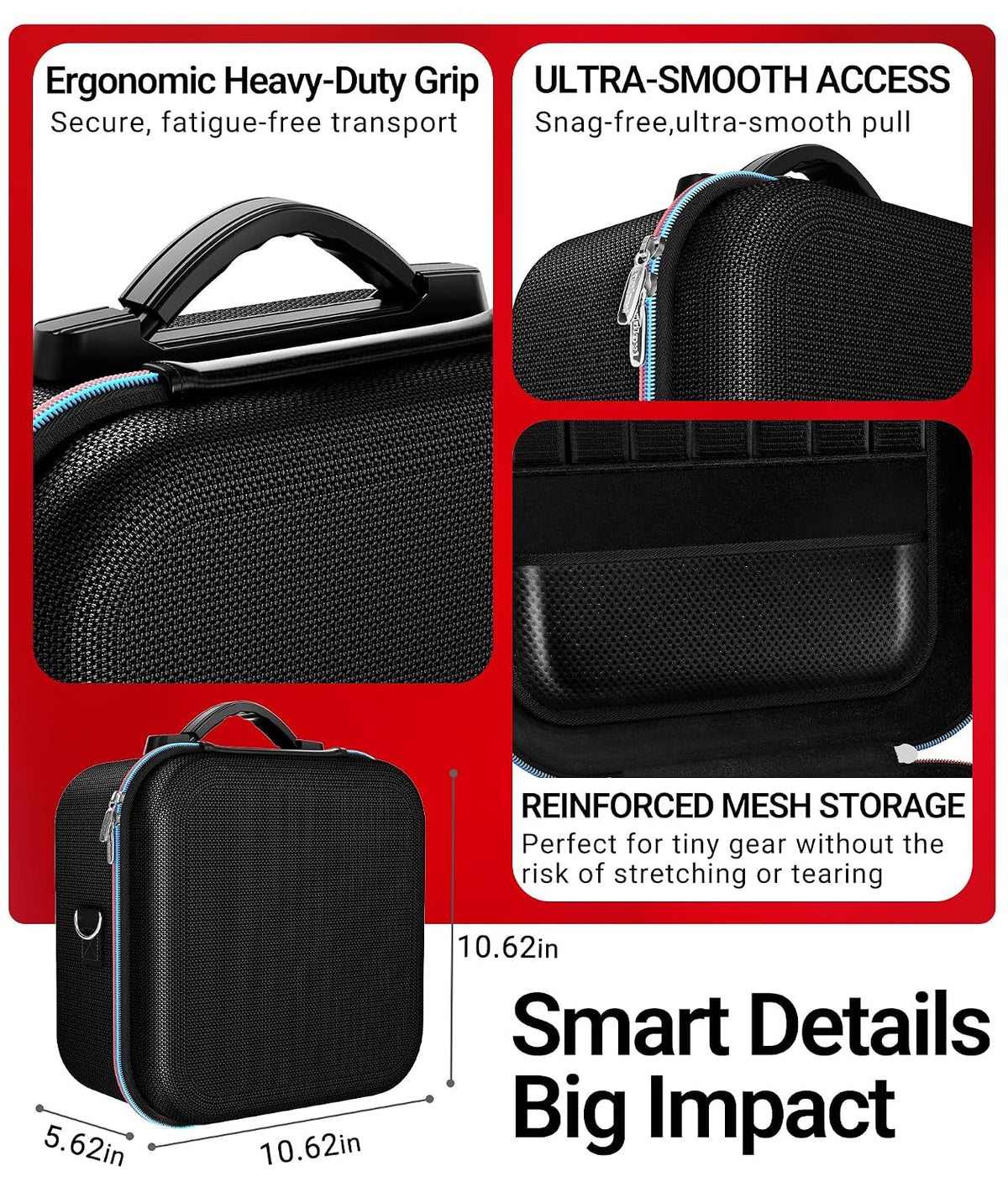 ivoler - Funda compacta para Nintendo interruptor 2, todo en uno, color negro