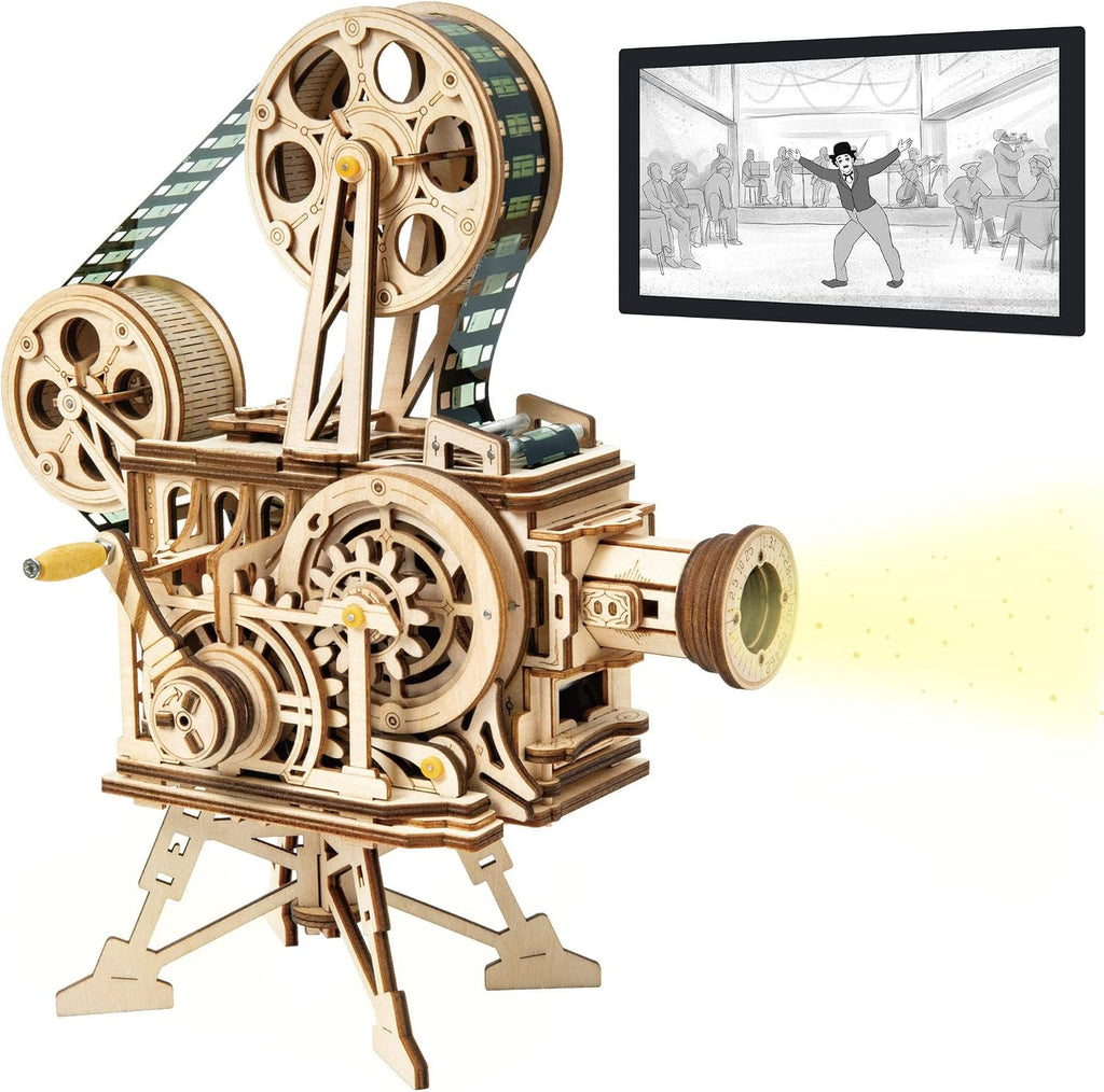 ROKR Rompecabezas de Madera 3D Vitascope para Adultos - Kits de Construcción de Modelos Construcción Mecánica para Adultos para Construir, Rompecabezas Educativo Kits de Manualidades DIY, Regalos de