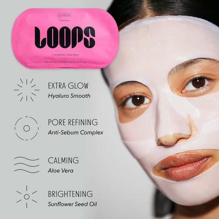LOOPS Kit de bucle variado: las mejores máscaras faciales de hidrog...