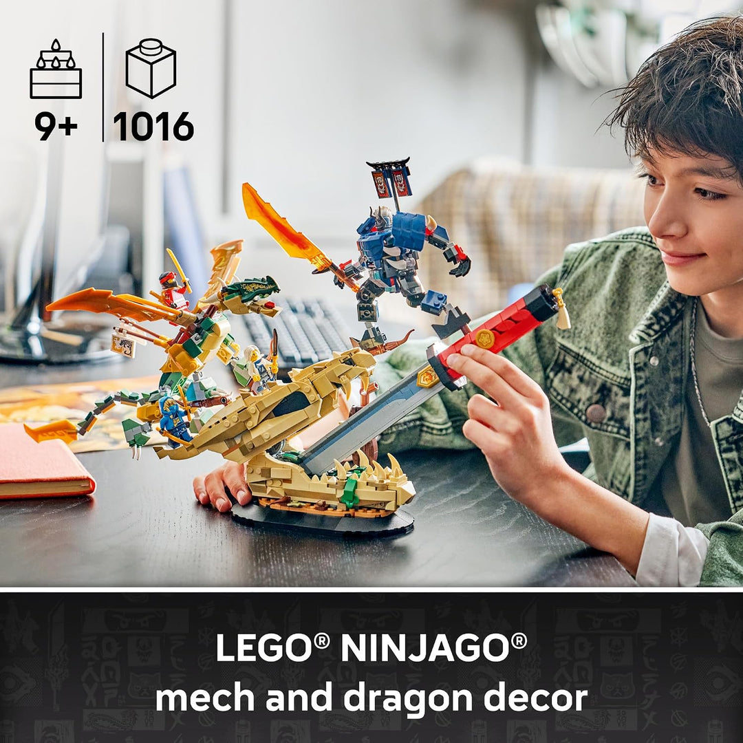 LEGO NINJAGO Batalla en Dragon's Blade 71871 | Juguete de construcc...