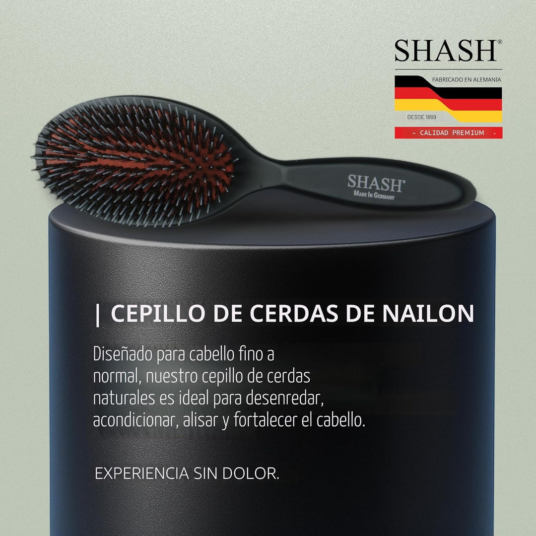 SHASH desde 1869 hecho a mano en Alemania - Cepillo de nylon con ce...