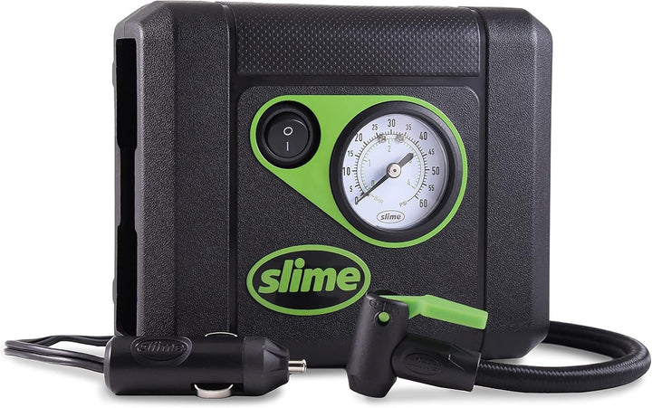 Slime Inflador de neumáticos 40060, compacto, compresor de aire por...