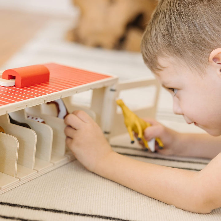 Establo de madera de juguete con 8 caballos, de Melissa &amp; Doug