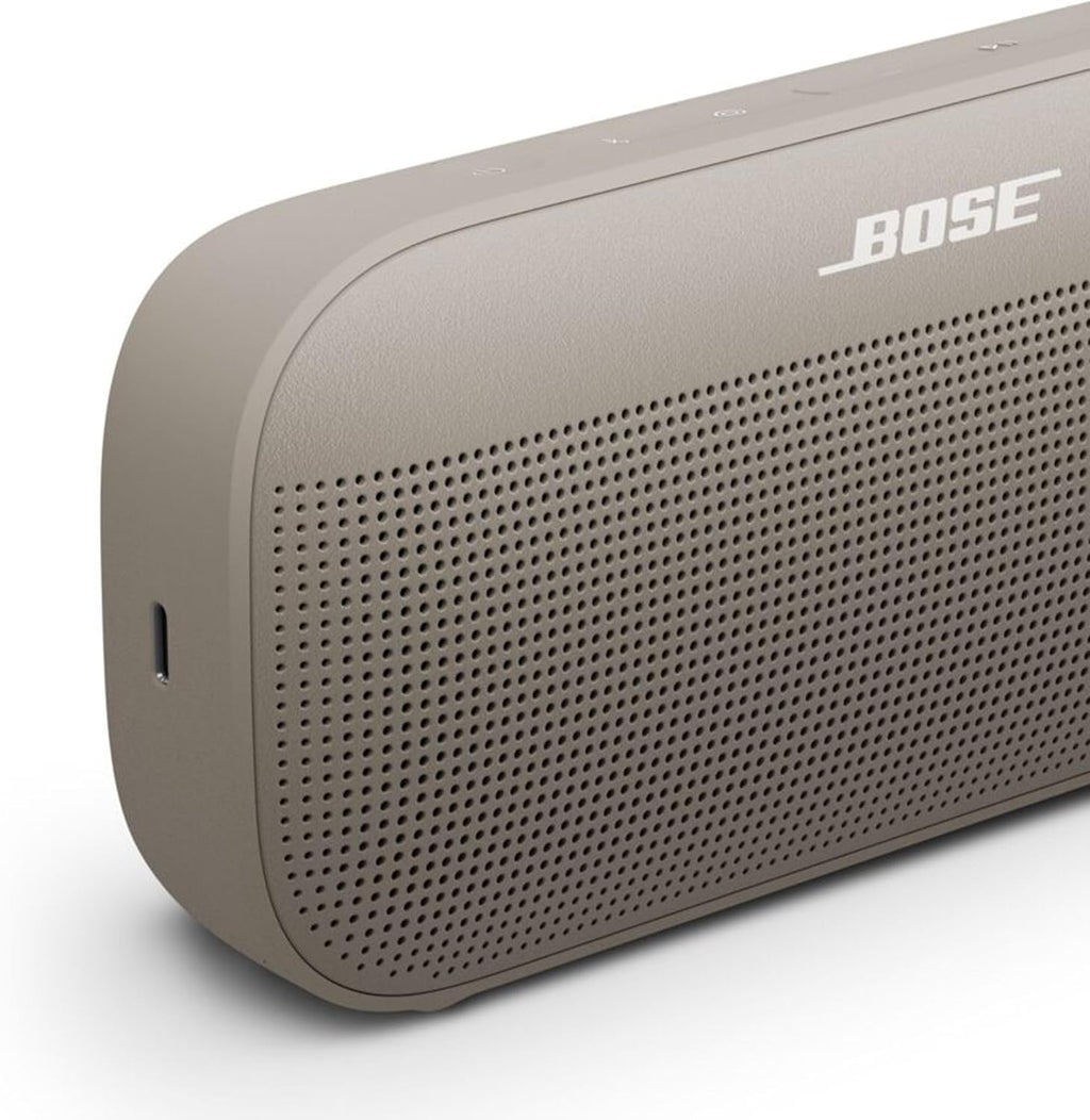 Bose SoundLink Flex Bluetooth Speaker (2nd Gen) - Portable Outdoor Speaker con Hi-Fi Audio, Waterproof y Dustproof, USB-C, hasta 12 Hours Battery Life, Sandstone