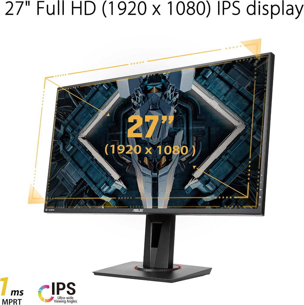 Monitor ASUS TUF Gaming 27" 1080P (VG279QR) - Full HD, IPS, 165Hz (...