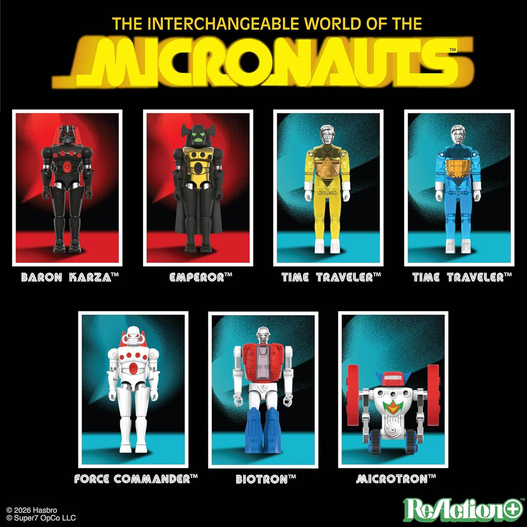 Super7 Reaction+ Micronauts Emperor - Figura de acción de micronaut...