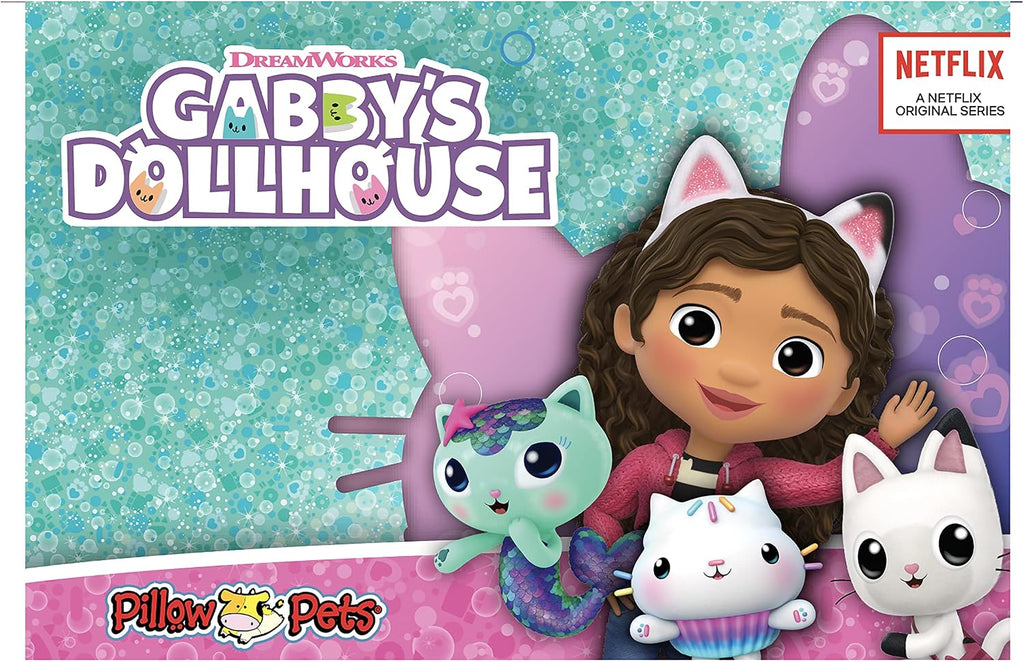 Pillow Pets NBCUniversal Gabby's Dollhouse Pandy Paws, peluche de 16"
