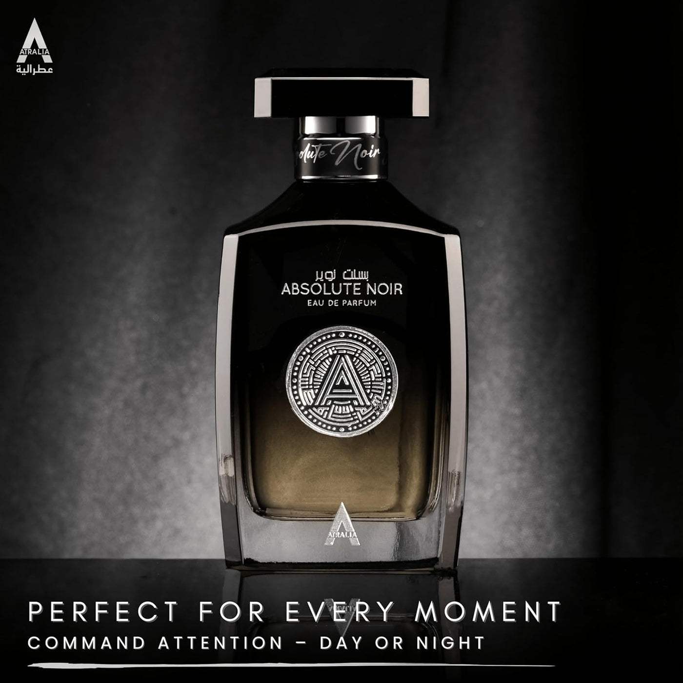 Atralia Absolute Noir Eau De Parfum para Hombre 100 ml 3.4 oz - Fra...