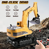 Onadrive Juguete de excavadora de construcción, camión excavador de...