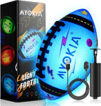 Balón de fútbol con luz recargable, talla 6, para niños y