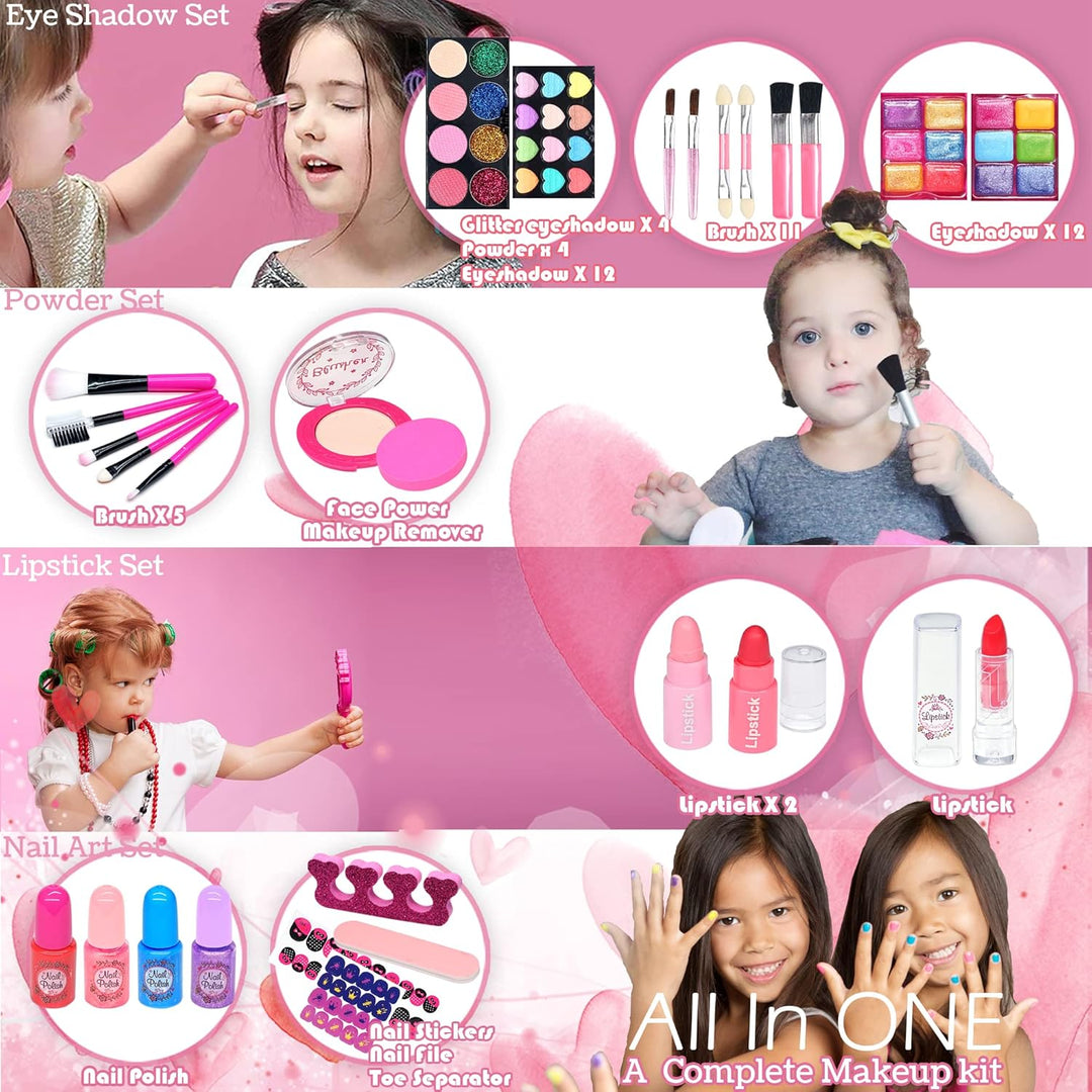 Juegos de maquillaje para niñas - Kit de maquillaje para niñas, Maq...