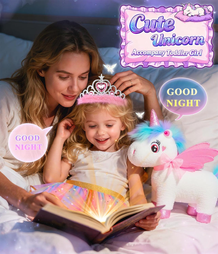 Jeowoqao - Juguetes de unicornio para niñas de 4 a 6 años, unicorni...
