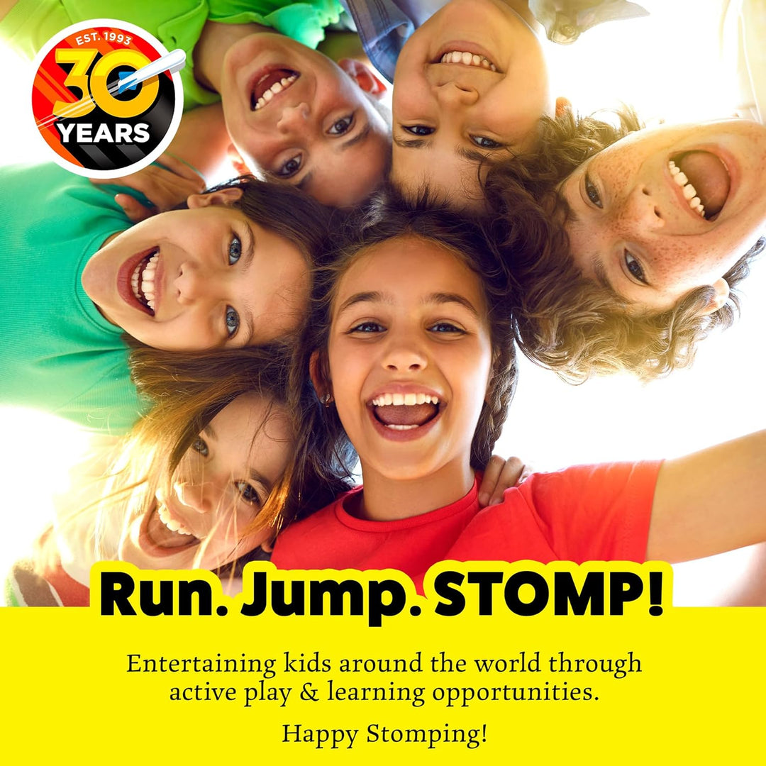 Stomp Rocket Lanzacohetes ultra LED para niños, 4 cohetes con punta...