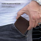 Kings Loot Cartera para hombres, bloqueo RFID, bolsillo para efectivo
