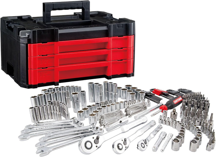 Craftsman Juego de herramientas mecánicas de 262 piezas con caja VE...