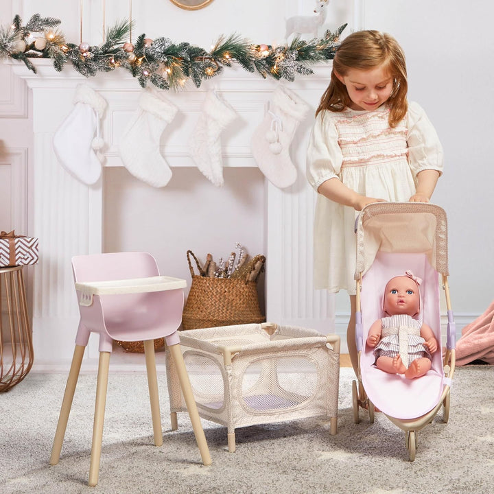 LullaBaby \u2013 Muñeca de bebé realista de 14 pulgadas y paquete d...