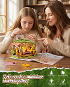 Rolife Kits de casa de hadas en miniatura del bosque de bricolaje, diseño