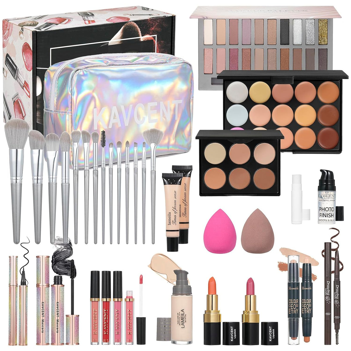 Kit de maquillaje para mujeres Kit completo de maquillaje Juego de...