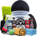 Chemical Guys Kit de detalles de coche de 17 piezas, limpiador y lavado de