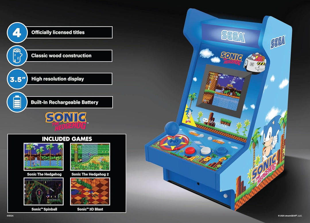 My Arcade Sonic The Hedgehog Mighty Player Sega Retro