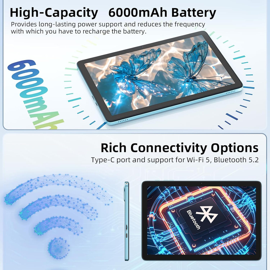 Tablet Android 15 de 10 pulgadas, 24GB RAM 128GB ROM, Tabletas con...