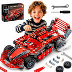 Kit de coche modelo de metal, 287 piezas de juguetes de construcción