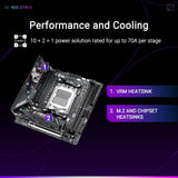 ASUS ROG Strix B850-I Gaming WiFi AMD AM5 B850 Mini-ITX mITX Placa...