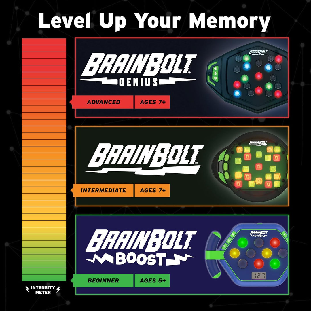 Educational Insights BrainBolt Boost - Juego de memoria con luz y s...