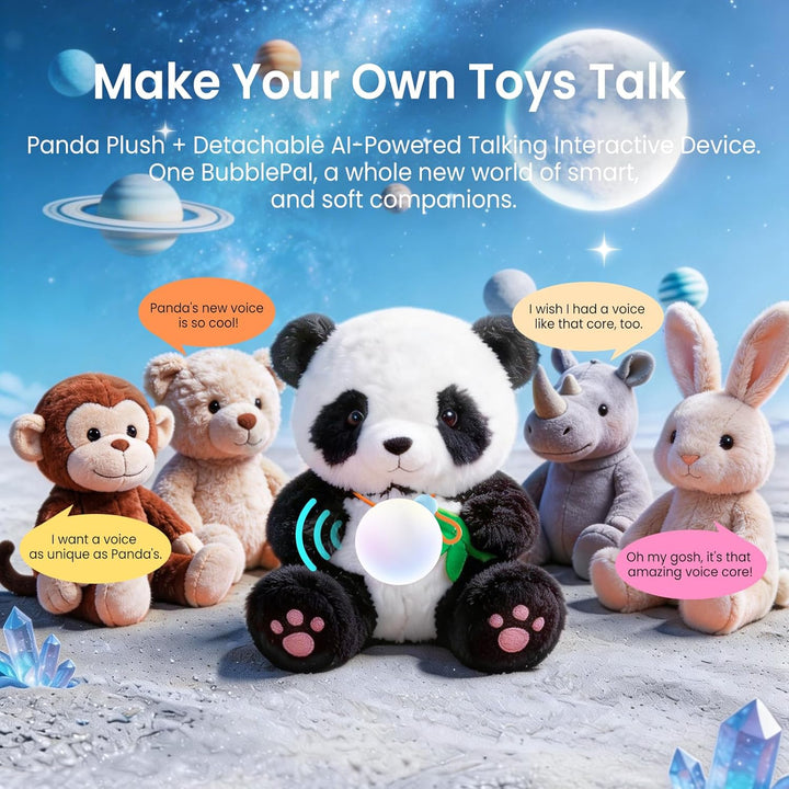 Juguetes de IA para niños, panda interactivo de peluche para niños,...