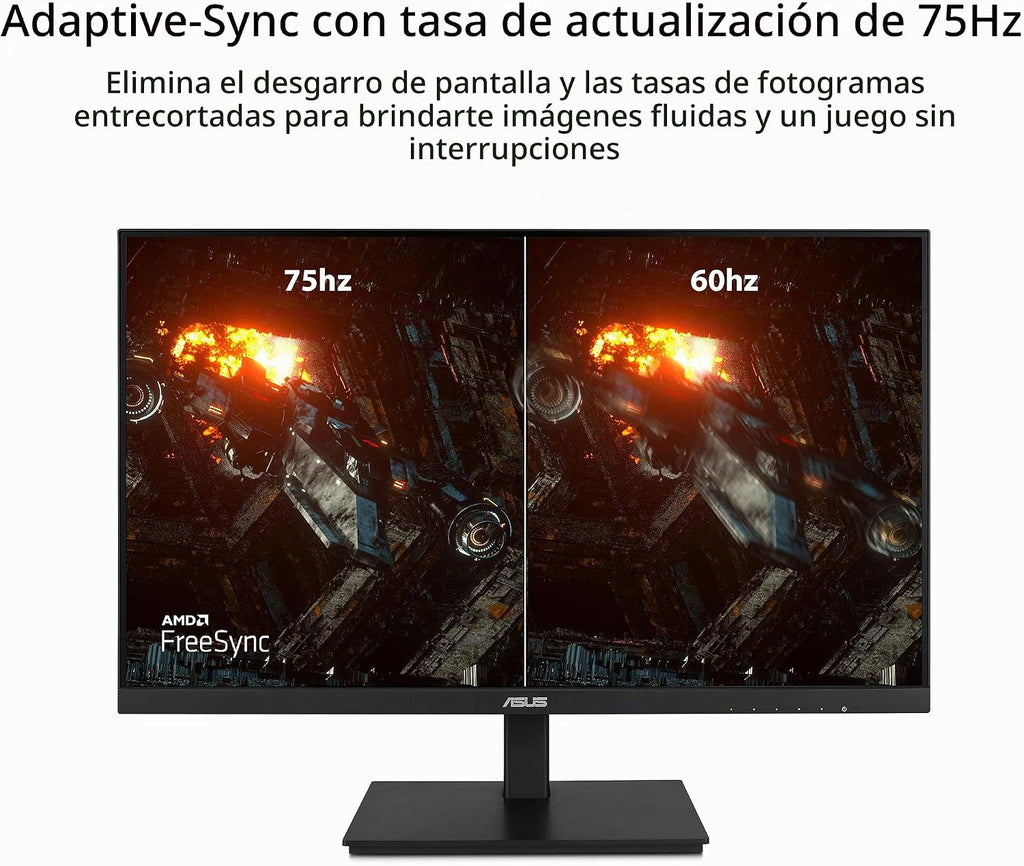 ASUS Monitor 1080P de 24 pulgadas (VA24DQSB) - Full HD, IPS, 75 Hz,...
